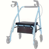 Maxbell Rollator Bag Under Seat Walker Underseat Replacement Basket for Travel Books Grey