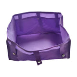 Maxbell Rollator Bag Under Seat Walker Underseat Replacement Basket for Travel Books Purple