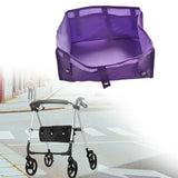 Maxbell Rollator Bag Under Seat Walker Underseat Replacement Basket for Travel Books Purple