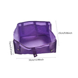 Maxbell Rollator Bag Under Seat Walker Underseat Replacement Basket for Travel Books Purple