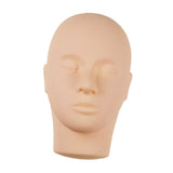Maxbell Lash Mannequin Head Soft Touch Model Head Model for Makeup Grafting Beginner