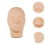 Maxbell Lash Mannequin Head Soft Touch Model Head Model for Makeup Grafting Beginner
