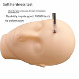 Maxbell Lash Mannequin Head Soft Touch Model Head Model for Makeup Grafting Beginner