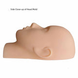 Maxbell Lash Mannequin Head Soft Touch Model Head Model for Makeup Grafting Beginner