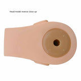 Maxbell Lash Mannequin Head Soft Touch Model Head Model for Makeup Grafting Beginner