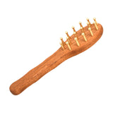 Maxbell Wooden Massage Comb Men Multi Functional Gifts Lightweight Hair Gua Sha Comb