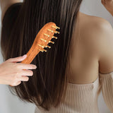 Maxbell Wooden Massage Comb Men Multi Functional Gifts Lightweight Hair Gua Sha Comb