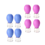 Maxbell 4x Facial Cupping Set Vacuum Suction Professional Facial Cupping Therapy Set Purple