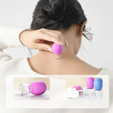 Maxbell 4x Facial Cupping Set Vacuum Suction Professional Facial Cupping Therapy Set Purple