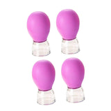 Maxbell 4x Facial Cupping Set Vacuum Suction Professional Facial Cupping Therapy Set Purple
