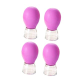Maxbell 4x Facial Cupping Set Vacuum Suction Professional Facial Cupping Therapy Set Purple
