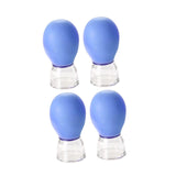 Maxbell 4x Facial Cupping Set Vacuum Suction Professional Facial Cupping Therapy Set Blue