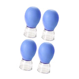 Maxbell 4x Facial Cupping Set Vacuum Suction Professional Facial Cupping Therapy Set Blue