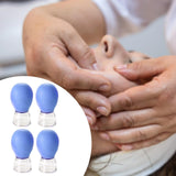 Maxbell 4x Facial Cupping Set Vacuum Suction Professional Facial Cupping Therapy Set Blue