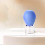 Maxbell 4x Facial Cupping Set Vacuum Suction Professional Facial Cupping Therapy Set Blue