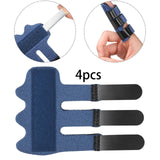 Maxbell Trigger Finger Splint Finger Brace Support for Women Teenagers Pinky Blue