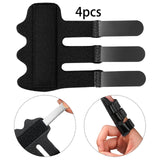 Maxbell Trigger Finger Splint Finger Brace Support for Women Teenagers Pinky Black