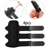 Maxbell Trigger Finger Splint Finger Brace Support for Women Teenagers Pinky Black