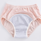 Maxbell Adult Diaper Incontinence Underwear Cotton Underpants for Seniors Old People Pink L