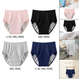 Maxbell Adult Diaper Incontinence Underwear Cotton Underpants for Seniors Old People Pink L