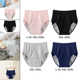 Maxbell Adult Diaper Incontinence Underwear Cotton Underpants for Seniors Old People Pink L
