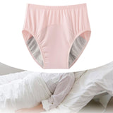 Maxbell Adult Diaper Incontinence Underwear Cotton Underpants for Seniors Old People Pink XXL
