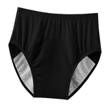 Maxbell Adult Diaper Incontinence Underwear Cotton Underpants for Seniors Old People Black XXL