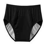 Maxbell Adult Diaper Incontinence Underwear Cotton Underpants for Seniors Old People Black XXXL