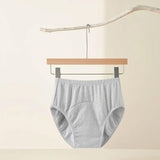 Maxbell Adult Diaper Incontinence Underwear Cotton Underpants for Seniors Old People Gray XXL
