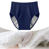 Maxbell Adult Diaper Incontinence Underwear Cotton Underpants for Seniors Old People Blue L