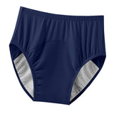 Maxbell Adult Diaper Incontinence Underwear Cotton Underpants for Seniors Old People BlueXL