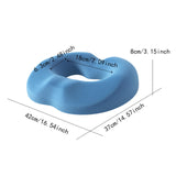 Maxbell Donut Pillow Men/Women Breathable Donut Seat Cushion for Sitting Home Office Blue