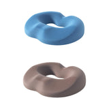 Maxbell Donut Pillow Men/Women Breathable Donut Seat Cushion for Sitting Home Office Blue