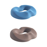 Maxbell Donut Pillow Men/Women Breathable Donut Seat Cushion for Sitting Home Office Blue
