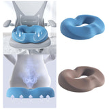 Maxbell Donut Pillow Men/Women Breathable Donut Seat Cushion for Sitting Home Office Blue