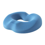 Maxbell Donut Pillow Men/Women Breathable Donut Seat Cushion for Sitting Home Office Blue