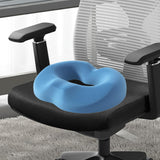Maxbell Donut Pillow Men/Women Breathable Donut Seat Cushion for Sitting Home Office Blue