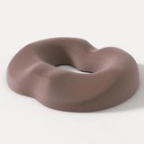 Maxbell Donut Pillow Men/Women Breathable Donut Seat Cushion for Sitting Home Office Brown
