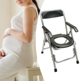 Maxbell Bedside Commode Chair Nonslip Adults Potty Chair for Disabled Adults Elderly