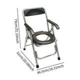 Maxbell Bedside Commode Chair Nonslip Adults Potty Chair for Disabled Adults Elderly