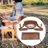 Maxbell Lower Back Support Belt Portable Support for Office Fitness Men Women