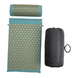 Maxbell Acupressure Mat and Pillow Set Pressure Point Massage Pad for Waist Hip Neck