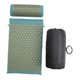 Maxbell Acupressure Mat and Pillow Set Pressure Point Massage Pad for Waist Hip Neck