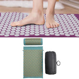 Maxbell Acupressure Mat and Pillow Set Pressure Point Massage Pad for Waist Hip Neck