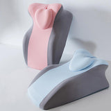 Maxbell Face Down Pillow Versatile Washable Cover Back Support for Sleeping Lounging Pink