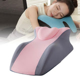 Maxbell Face Down Pillow Versatile Washable Cover Back Support for Sleeping Lounging Pink