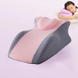 Maxbell Face Down Pillow Versatile Washable Cover Back Support for Sleeping Lounging Pink