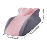 Maxbell Face Down Pillow Versatile Washable Cover Back Support for Sleeping Lounging Pink