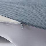 Maxbell Face Down Pillow Versatile Washable Cover Back Support for Sleeping Lounging Blue