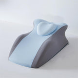 Maxbell Face Down Pillow Versatile Washable Cover Back Support for Sleeping Lounging Blue